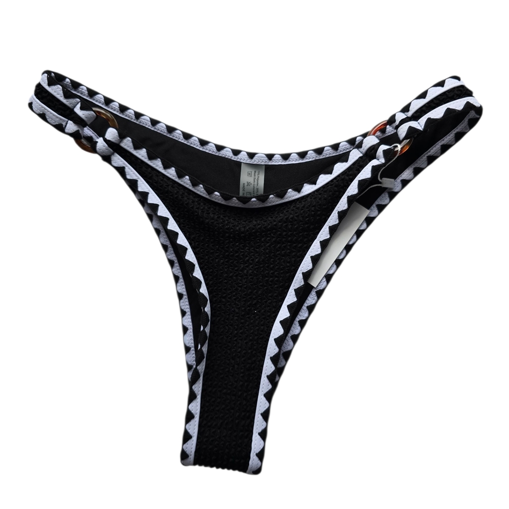 Black and White Bikini Bottom